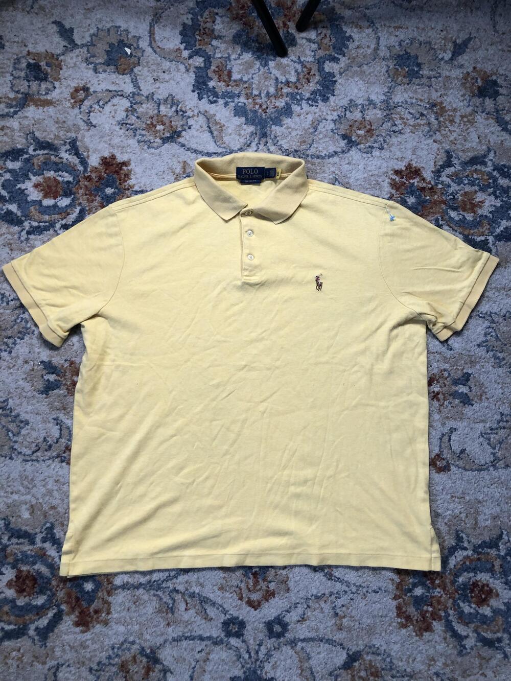 Polo Ralph Lauren Polo Shirt Mens Large Classic Fit Embroidered Pony Casual Golf
